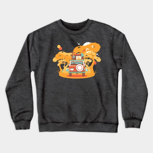 Gone Camping Crewneck Sweatshirt by ryanvatz